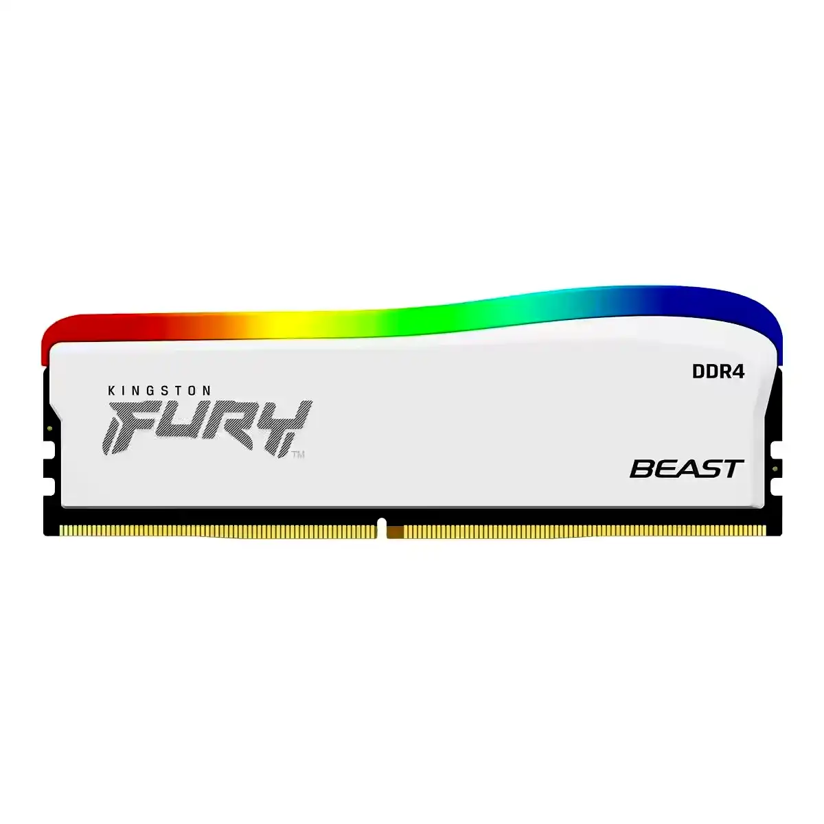 [KF432C16BWA/8] Memoria Pc Kingston 8GB DDR4 3200MHz Fury Beast blanca RGB CL16 