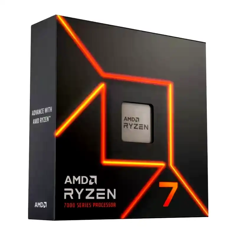 [100-100000591WOF] Microprocesador Amd Ryzen 7 7700X 4.5/5.4GHz Turbo 8 Núcleos c/video AM5 