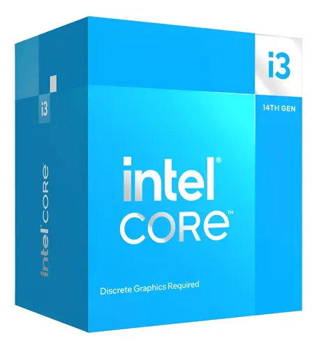 [BX8071514100F] Microprocesador Intel Core I3 14100F 3.5/4.7GHz turbo 4 núcleos s1700 