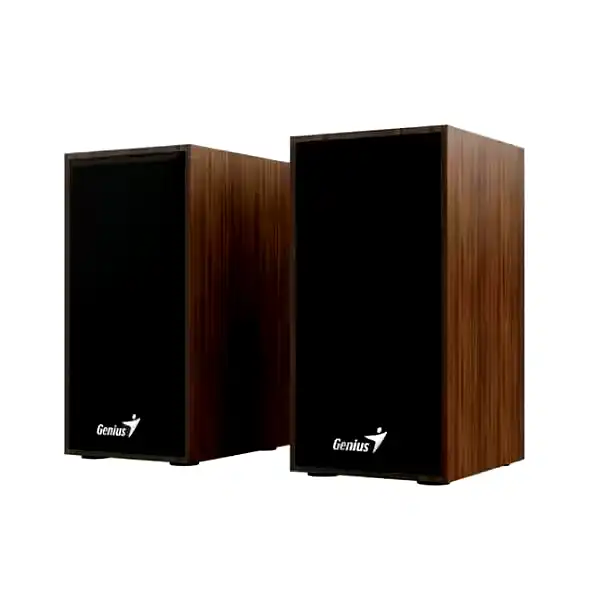 [31730029400] Parlantes Genius 2.0 USB 6W Madera c/control de volumen SP-HF180 