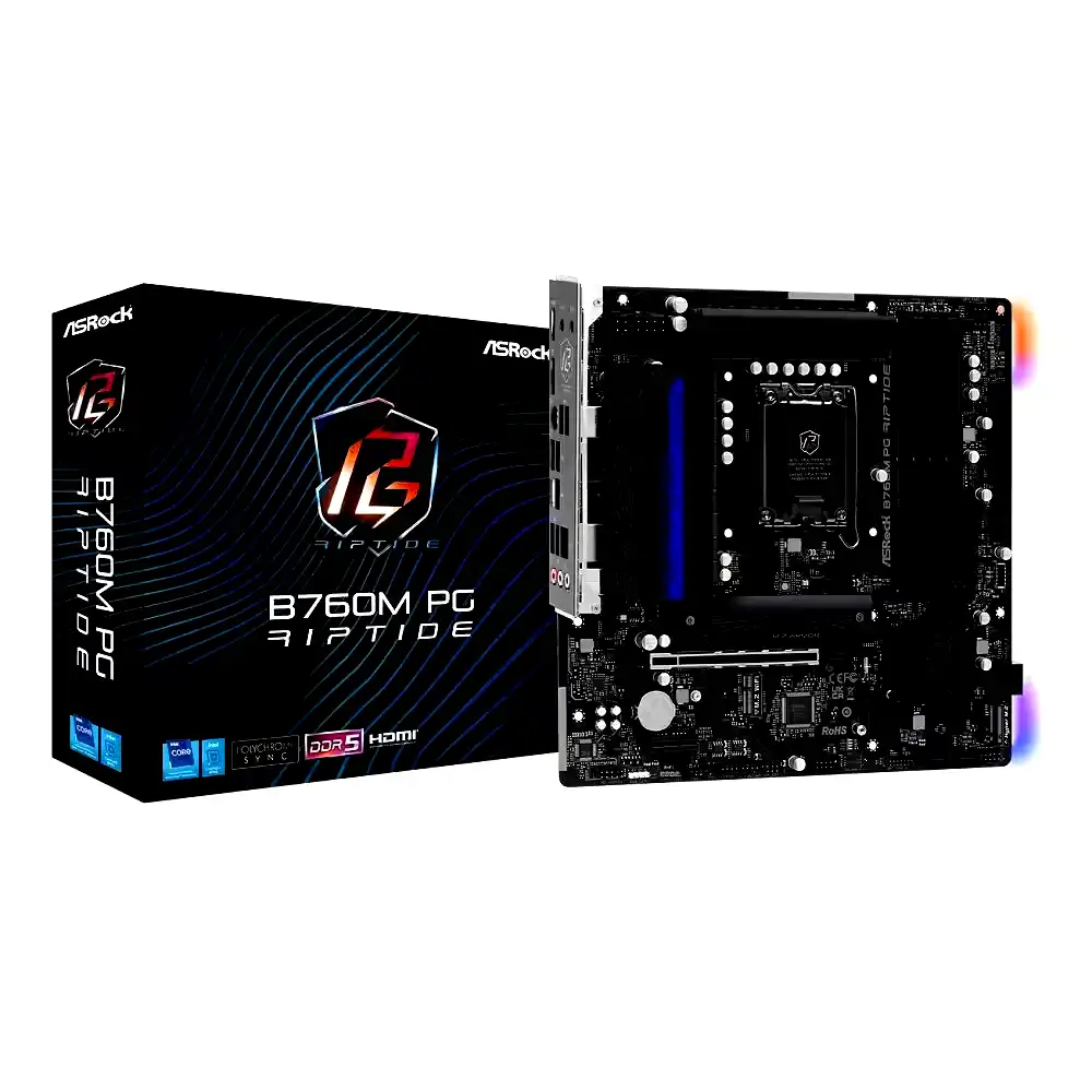 [90-MXBL60-A0UAYZ] Placa Madre Asrock B760M Phantom Gaming Riptide DDR5 s1700 