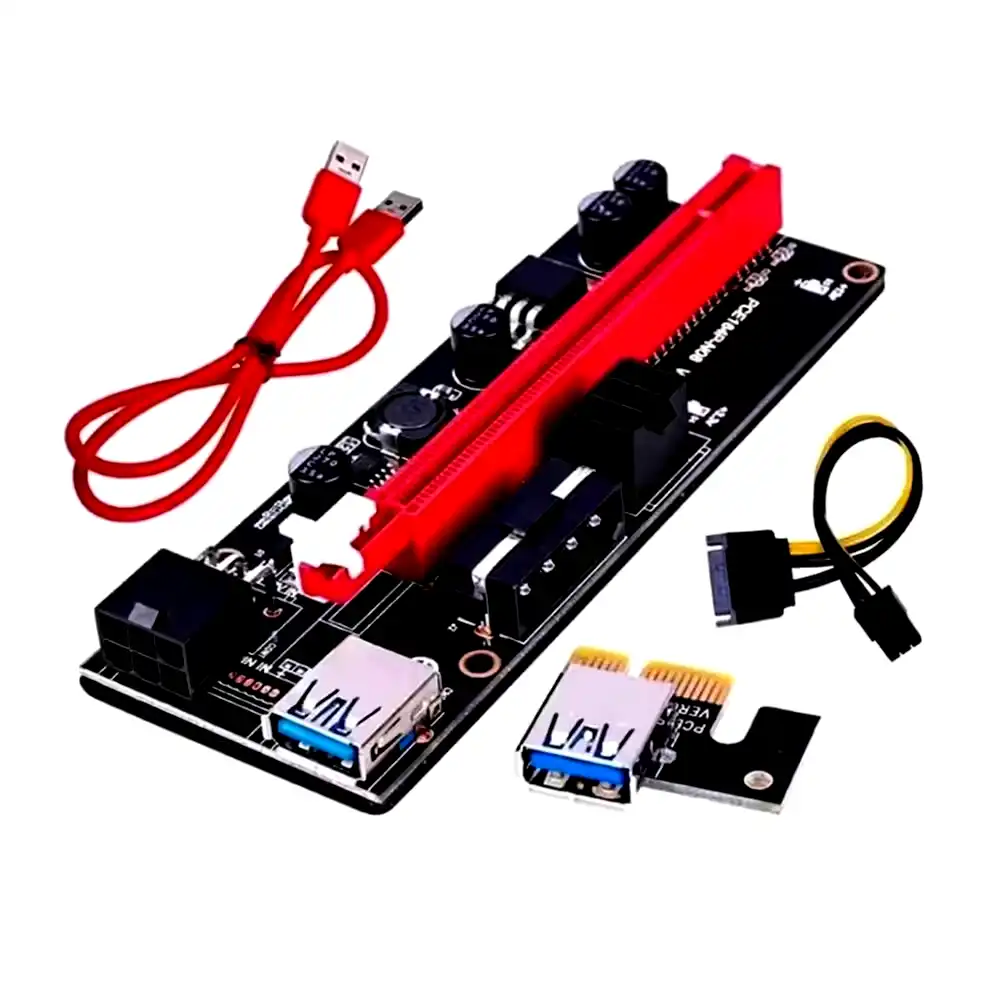 [NSRI9S] Riser PCIe 16x a 1x USB 60CM Nisuta versión 009S extensión GPU para minería cripto eth 