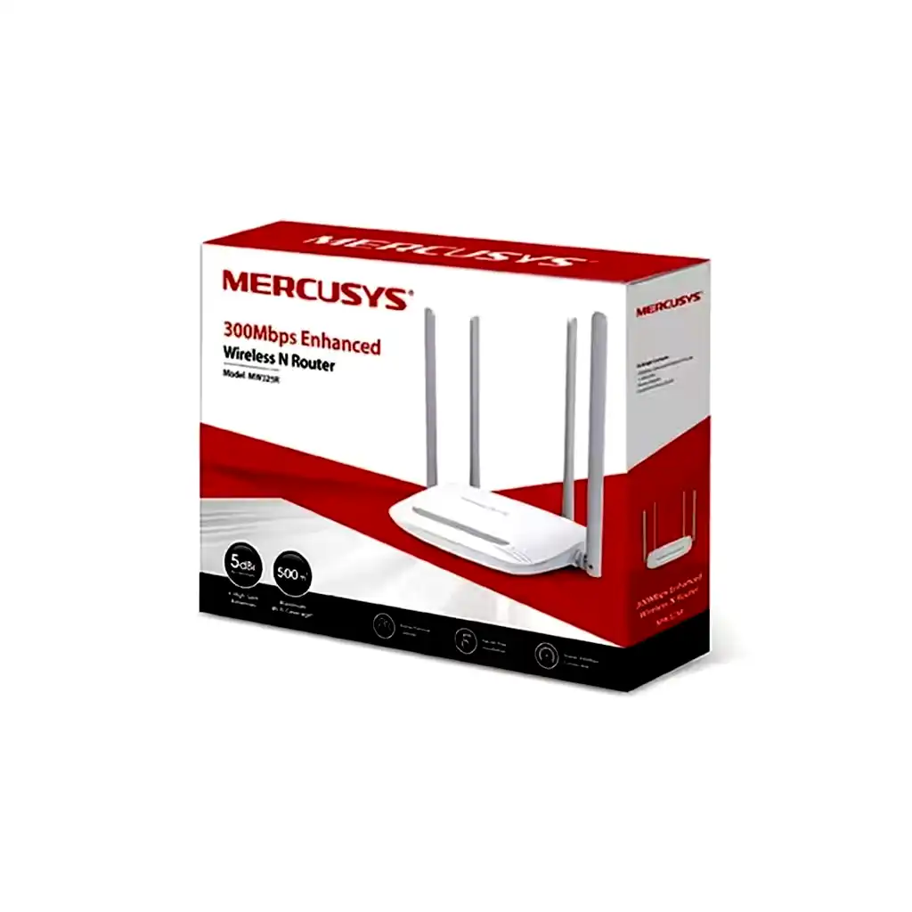 [MW325R] Router Mercusys by Tp-Link MR325 300Mbps Wifi 4 antenas 