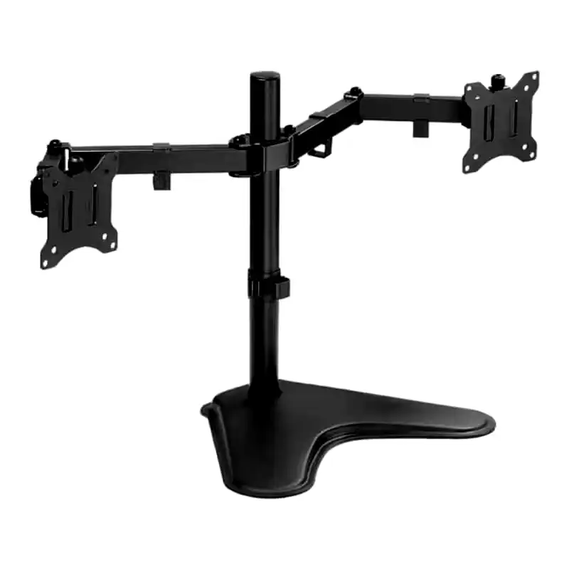 [KPM-311KPM-311KPM-311] Soporte Klip Xtreme de escritorio doble monitor 13 a 32'' de pie c/brazos 