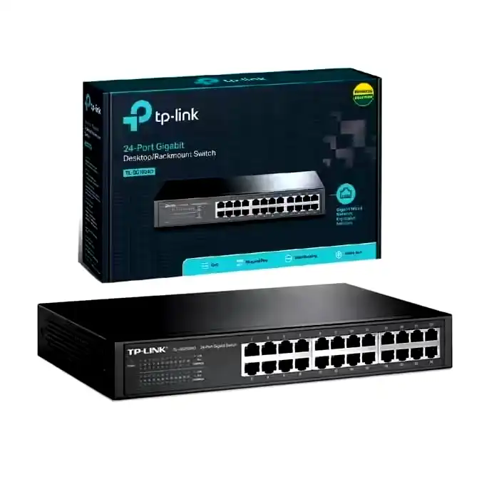 [TL-SG1024DE] Switch desktop rack TP-Link TL-SG1024DE Easy Smart 24 puertos gigabit gestionable 