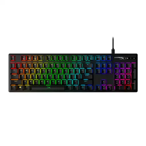 [4P4F6AI] Teclado gamer mecánico Hyperx Alloy Origins RGB Red Switch HX-KB6RDX-LA