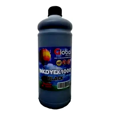 [INKDYEK1000] Botella de tinta alternativa Global Negro 1L