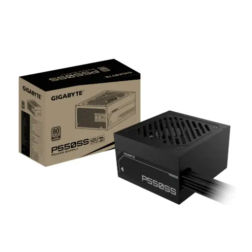 [GP-P550SS] Fuente pc Gigabyte 550W 80 Plus silver negra