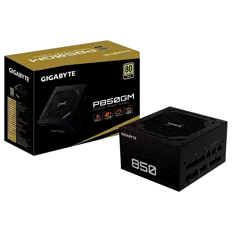 [GP-UD850GM PG5] Fuente pc Gigabyte 850W 80 Plus Gold Full Modular PG5 negra