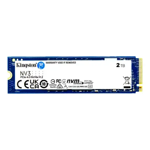 [SNV3S/2000G] Disco SSD M.2 NVMe Kingston 2TB NV3 PCIe 4.0 6000MB/s