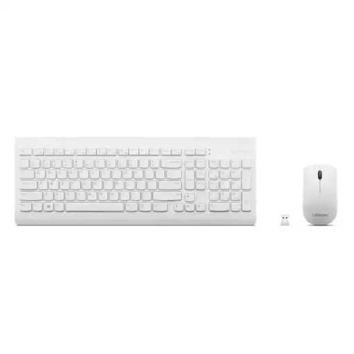 [GX31F38002] Teclado y mouse inalámbrico Lenovo 510 blanco