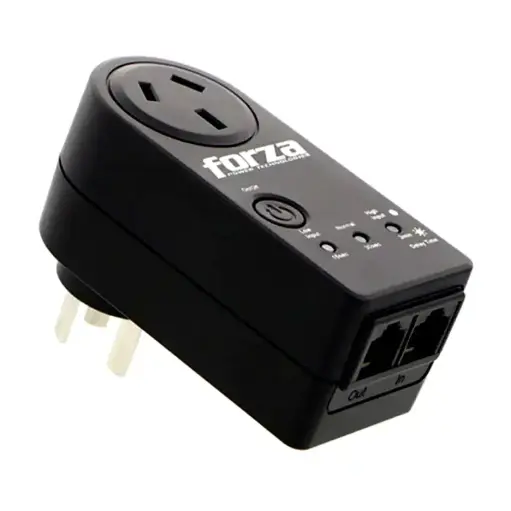 [FVP-1202N-A] Protector de voltaje Forza 1500W Zion p/Electrodomésticos 1 toma 