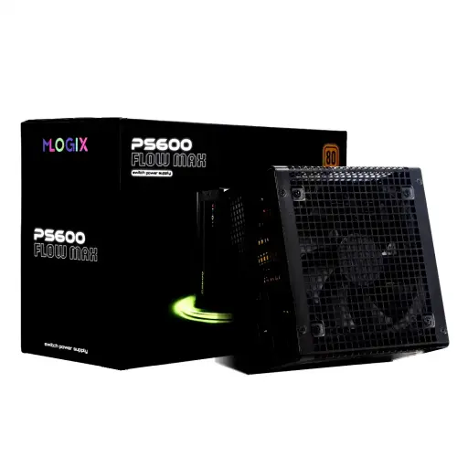 [PS600] Fuente PC M-Logix Flow Max 600W 80 Plus Bronze 45A