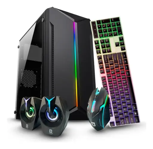 [AL-K37] Gabinete Kit Gamer Aluna AL-K37 con fuente