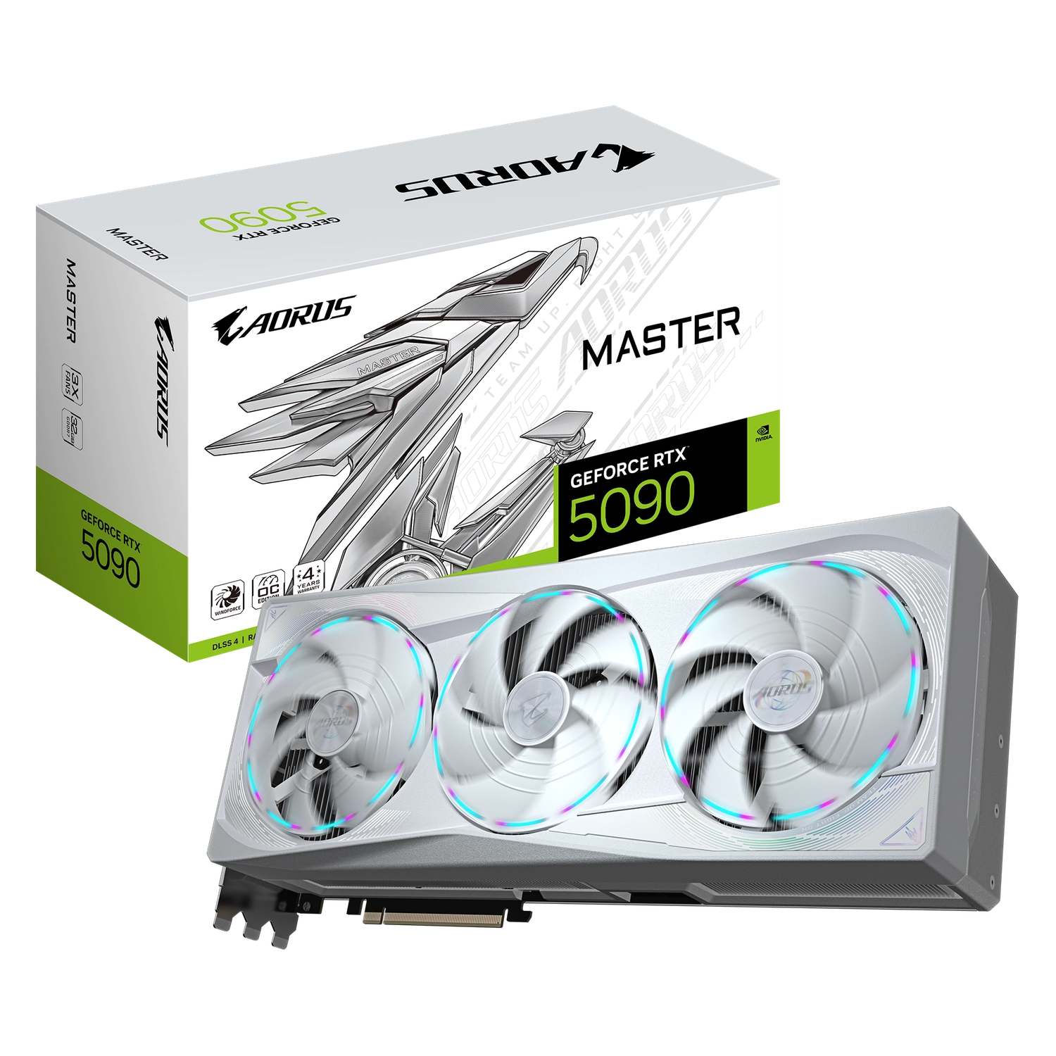 [GV-N5090AORUSM ICE-32GD] Placa de video Gigabyte Aorus RTX 5090 Master Ice 32GB GDDR7