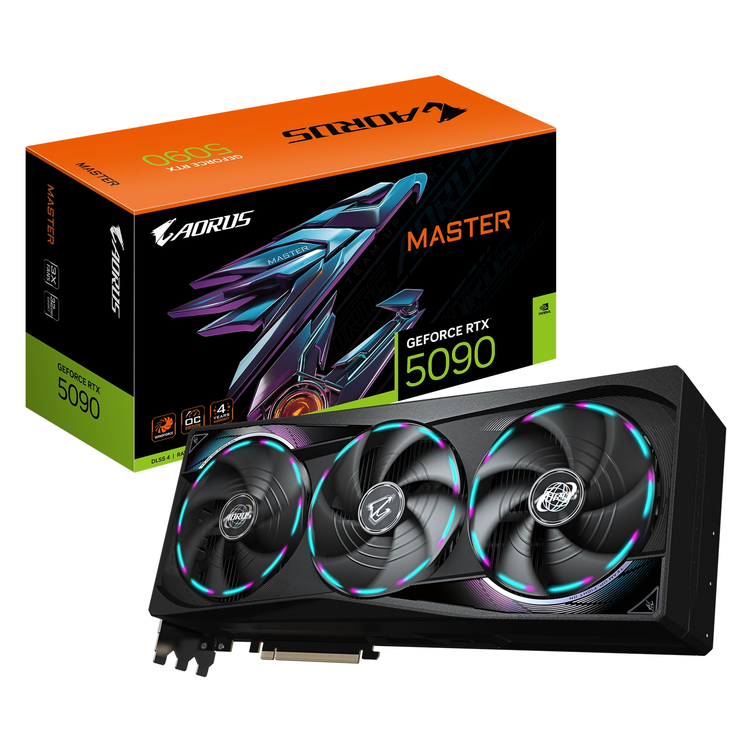 [GV-N5090AORUS M-32GD] Placa de video Gigabyte Aorus RTX 5090 Master 32GB GDDR7
