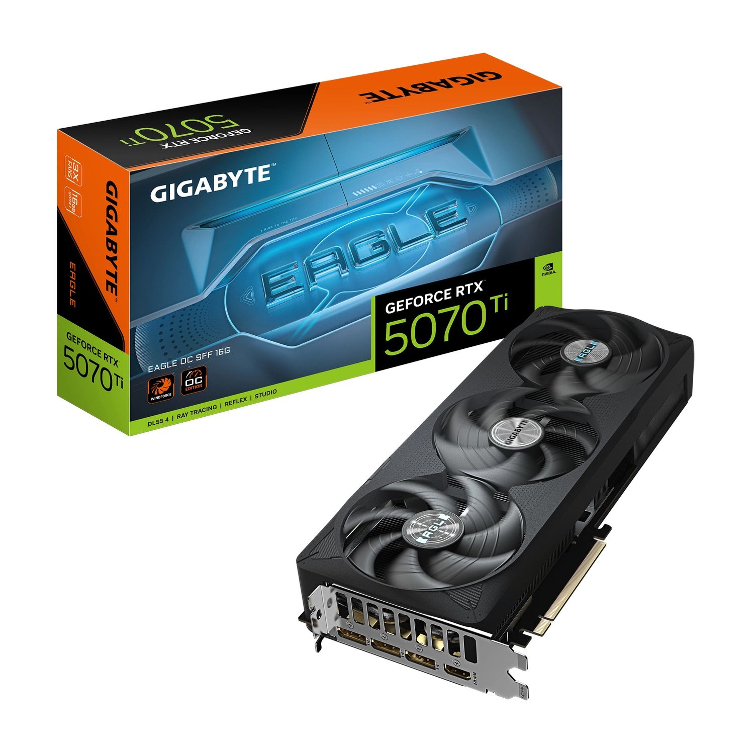 [GV-N507TEAGLE OC-16GD] Placa de video Gigabyte RTX 5070 TI 16GB Eagle OC SFF GDDR7