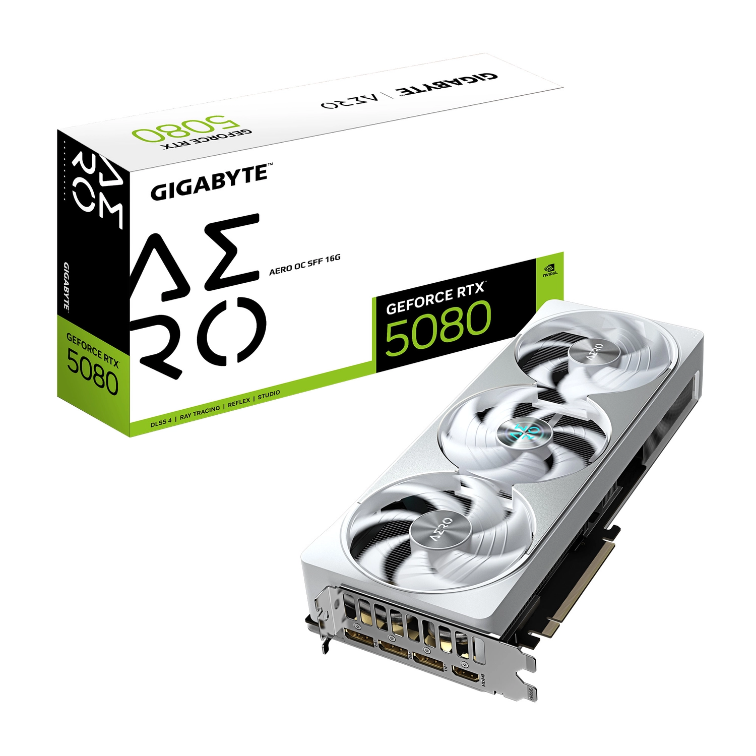 [GV-N5080AERO OC-16GD] Placa de video Gigabyte RTX 5080 Aero OC SFF 16GB