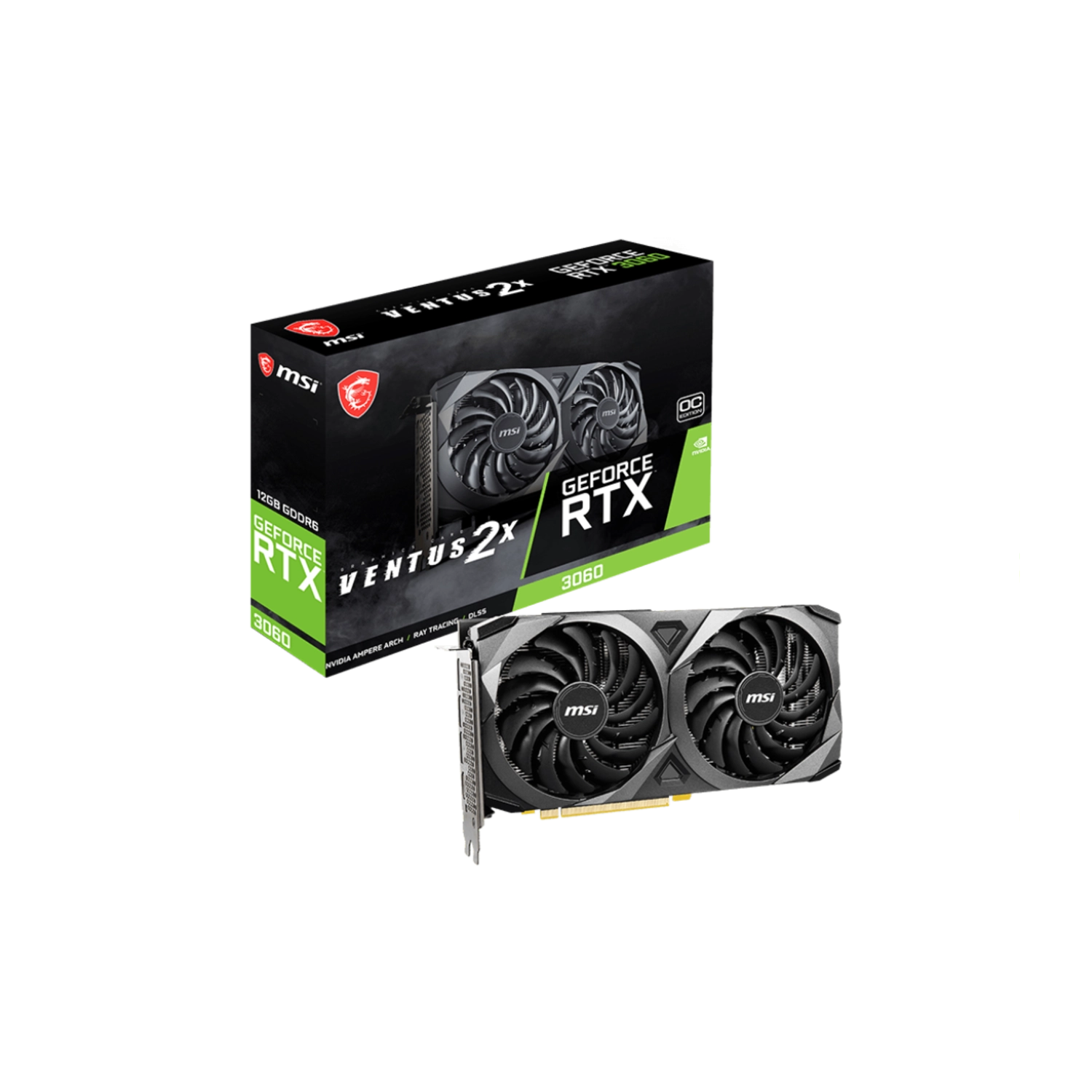[RTX 3060 VENTUS 2X 12G OC] Placa de video MSI RTX 3060 Ventus 2X 12GB OC