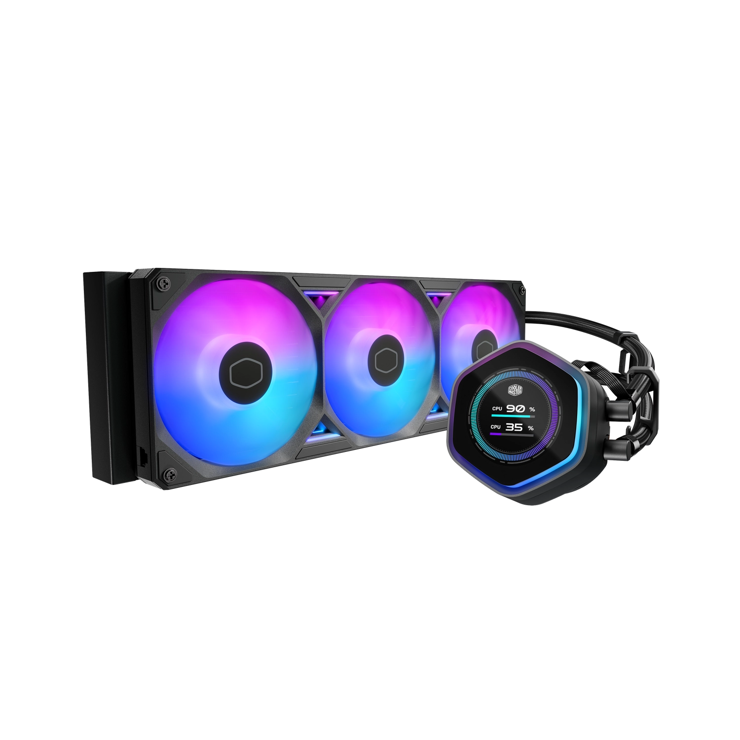 [MLX-D36M-A25SZ-L1] Water Cooler 360MM Cooler Master Masterliquid 360 Atmos II LCD ARGB