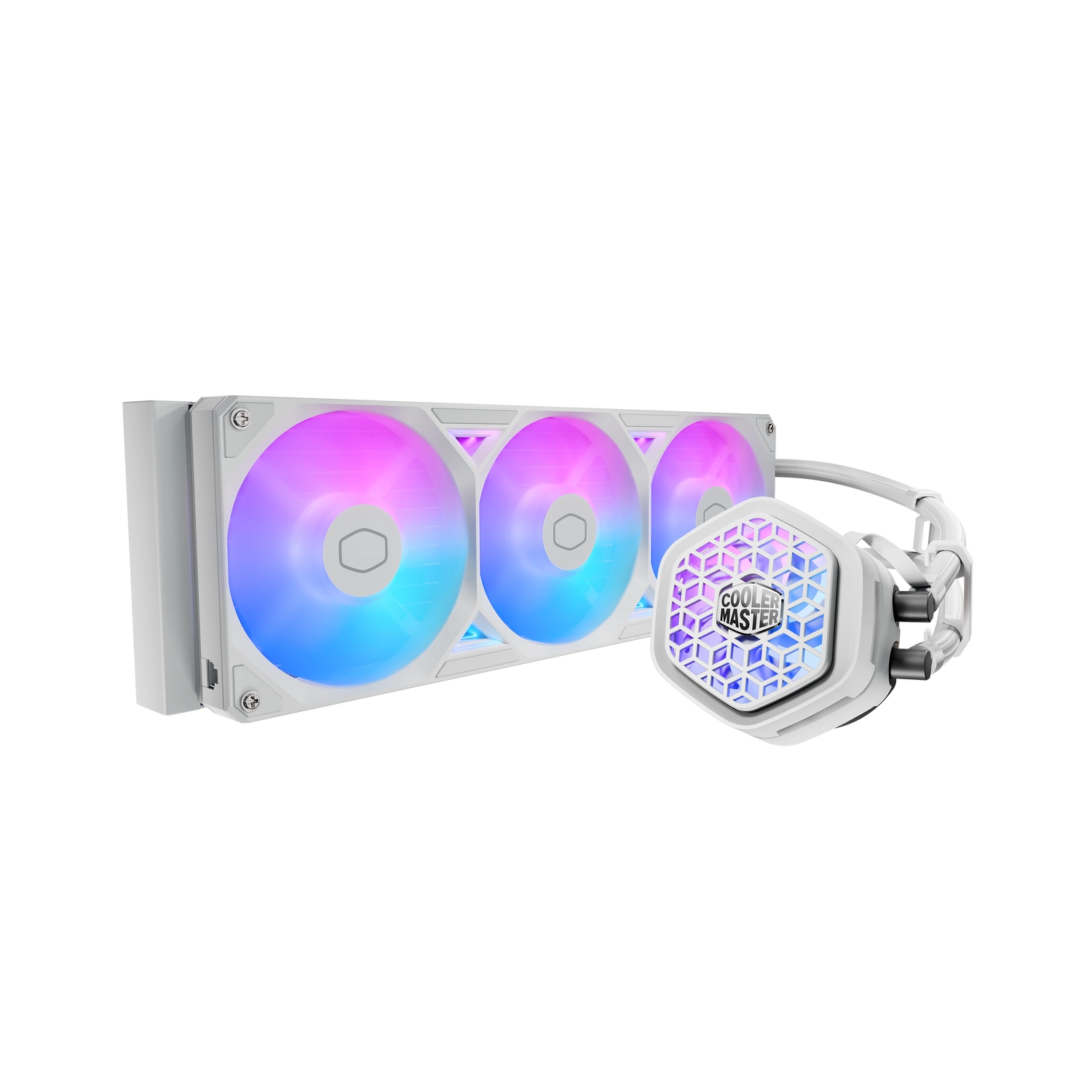 [MLX-D36M-A25SZ-VW] Water Cooler 360MM Cooler Master Masterliquid 360 Atmos II VRM Fan White