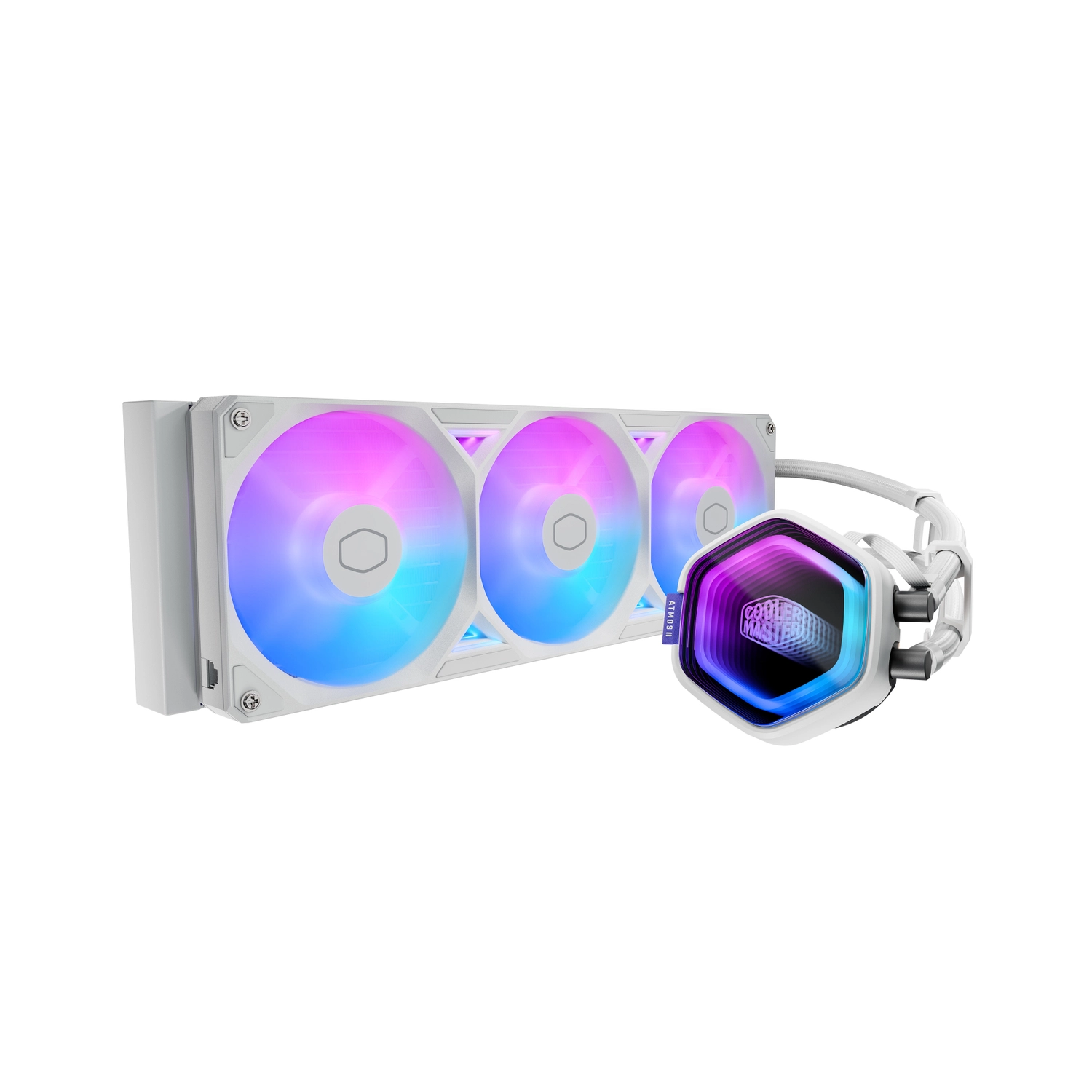 [MLX-D36M-A25SZ-RW] Water Cooler 360MM Cooler Master Masterliquid 360 Atmos II White