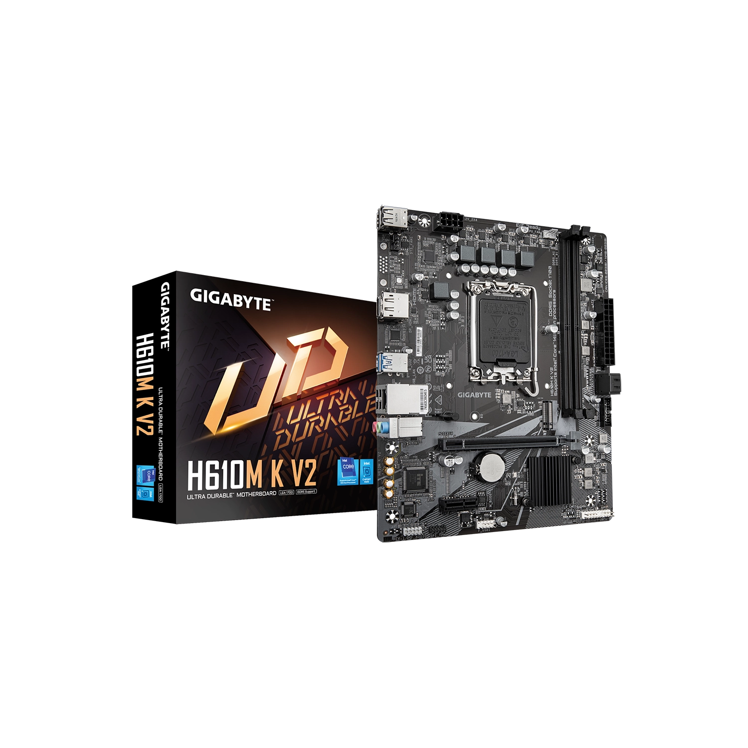 [H610M K V2] Placa Madre Gigabyte H610M K V2 s1700 DDR5