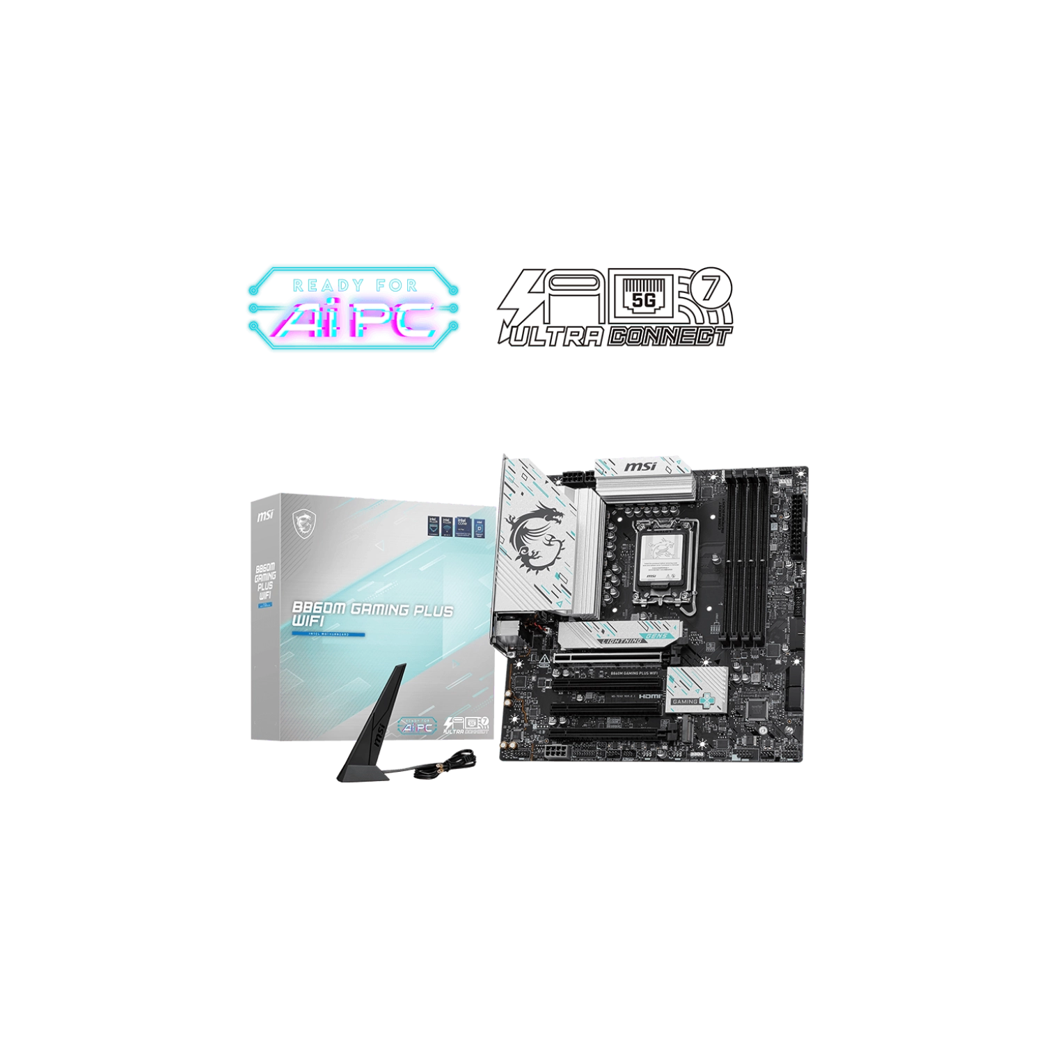 [B860M GAMING PLUS WIFI] Placa Madre MSI B860M Gaming Plus Wifi s1851 DDR5