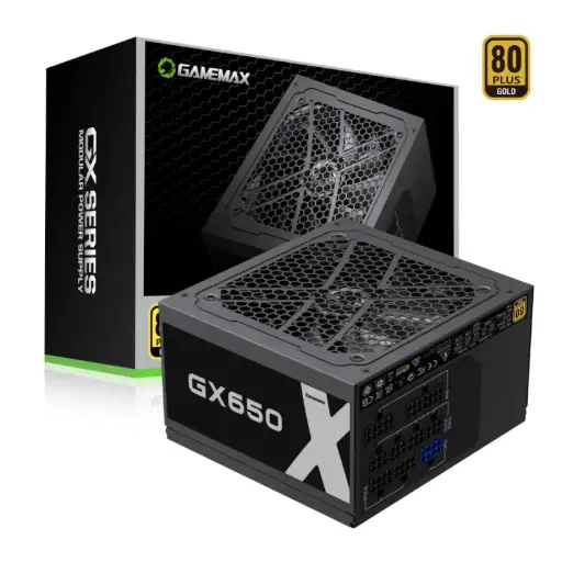 [GX-650 M] Fuente pc Gamemax 650W 80 Plus Gold GX-650 M ATX Modular
