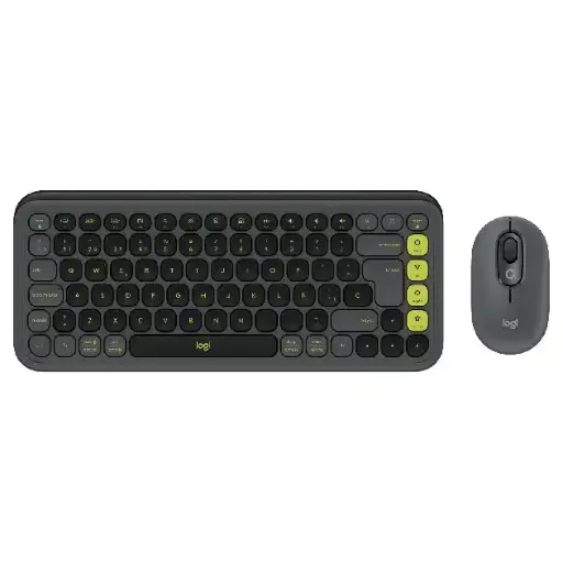 [920-013052] Teclado y mouse Inalámbrico Logitech POP Icon Negro