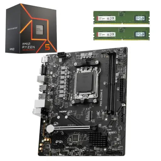 [COMBO-AMD08] Combo Amd Ryzen 5 7600 / Placa A620 / Ram 2x8GB 5600MHz c/video