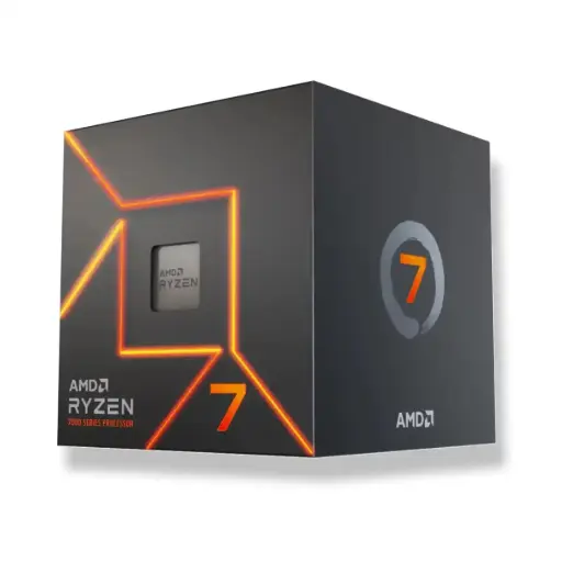 [100-100000592SBX] Microprocesador AMD Ryzen 7 7700 3.8/5.3GHz Turbo 8 núcleos AM5 c/video c/cooler