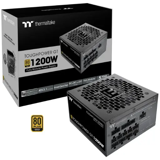 [PS-TPT-1200FNFAGG-3] Fuente pc Thermaltake Toughpower GT 1200W 80 Plus Gold ATX