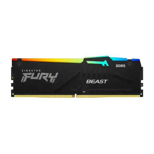 [KF560C36BBE2A-16] Memoria Pc Kingston 16GB DDR5 6000MHz Fury Beast RGB negra