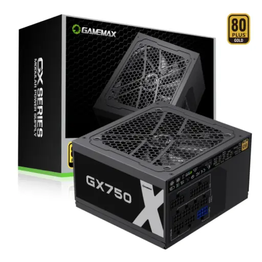[GX-750] Fuente Pc Gamemax 750W 80 Plus Gold 62A