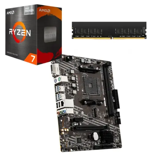 [COMBO-AMD07] Combo Amd Ryzen 7 5700G / Placa A520 / Ram 16GB 3200MHz c/video
