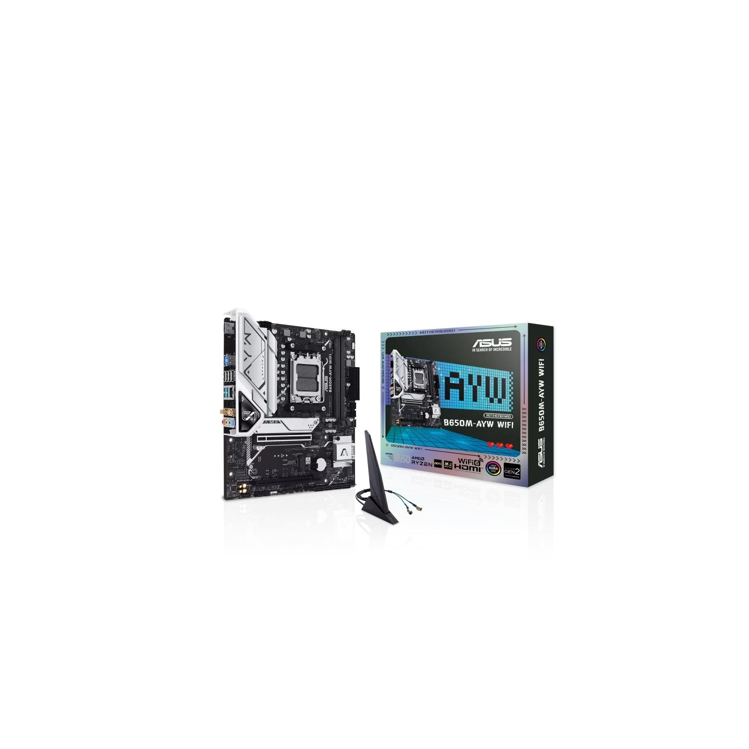 [B650M-AYW WIFI] Placa Madre Asus B650M-AYW Wifi AM5 DDR5
