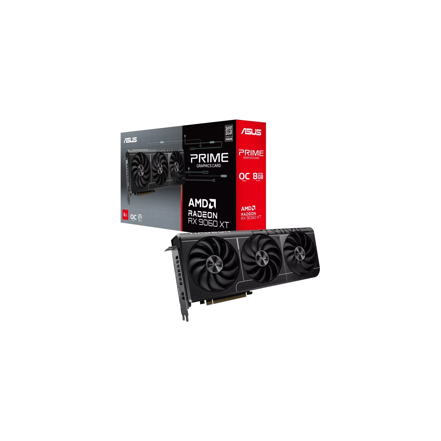 [PRIME-RX9060XT-O8G] Placa de video Asus Prime Radeon RX 9060 XT 8GB OC