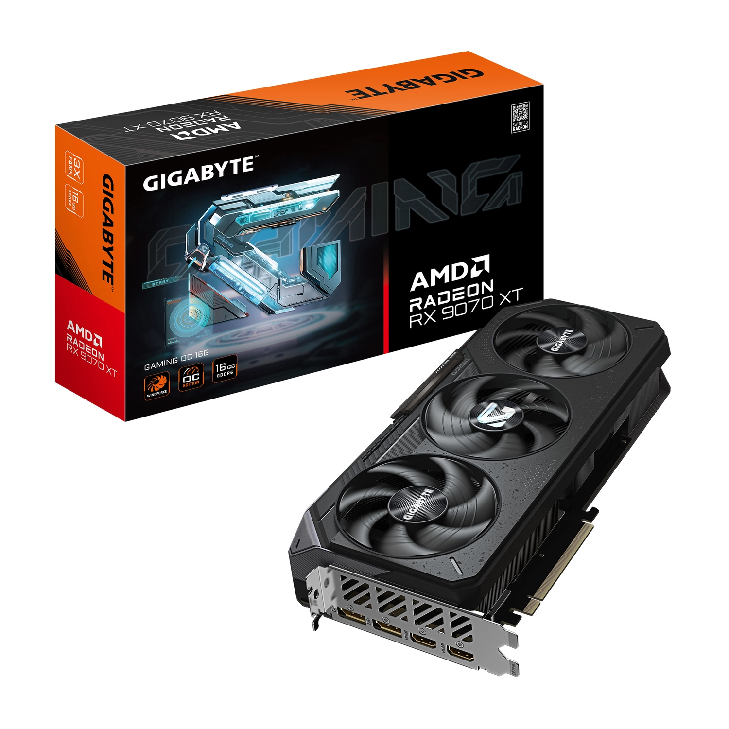 [GV-R9070XTGAMING OC-16GD] Placa de video Gigabyte Radeon RX 9070 XT Gaming OC 16GB