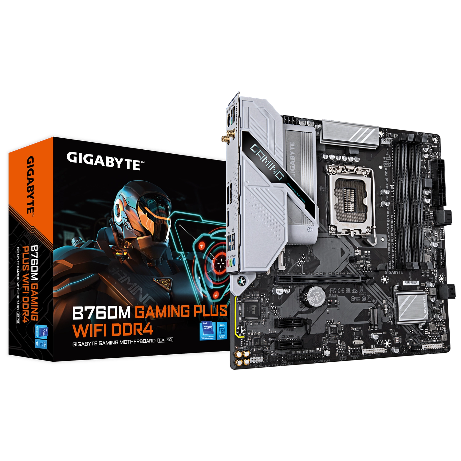 [B760M GAMING PLUS WIFI DDR4] Placa Madre Gigabyte B760M Gaming Plus Wifi s1700 DDR4