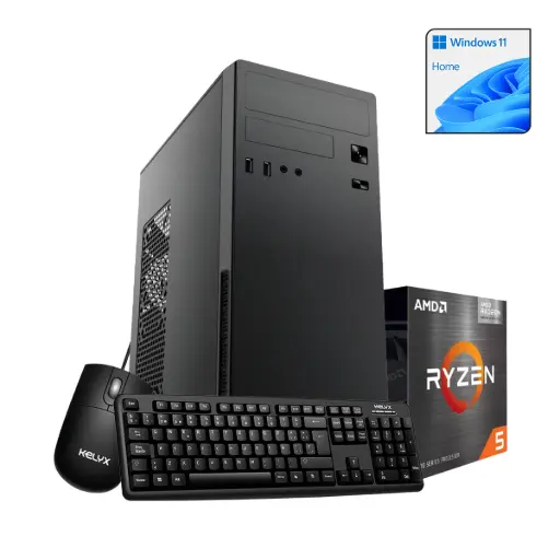 [KL-PC-5600GT-16G-512G-W11H] Pc Kelyx AMD Ryzen 5 5600GT 16Gb M.2 512G Win 11 Home