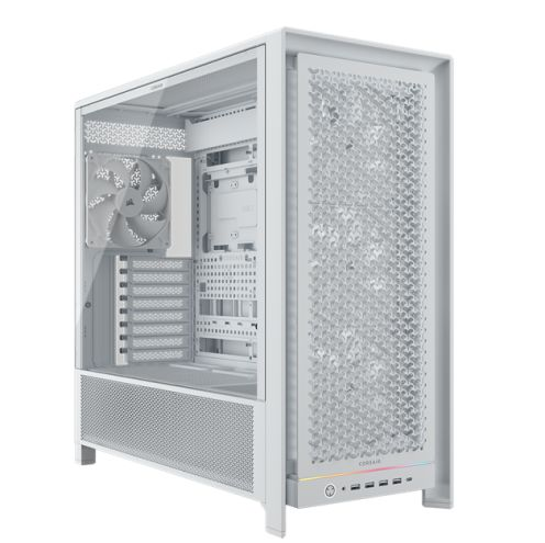 [CC-9011308-WW] Gabinete Corsair 5000D Frame RS Mid-Tower 4 coolers blanco