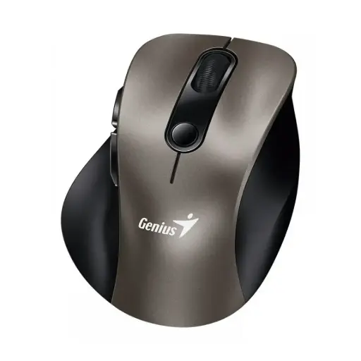 [000000031030038402] Mouse inalámbrico Genius Ergo 9000S champagne/titanio