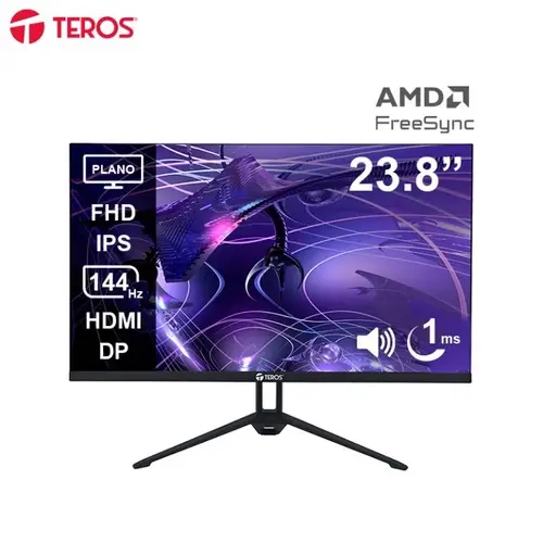 [TE-2417S] Monitor Teros TE-2417S Gaming 23.8" Plano IPS FHD (1920X1080) 144Hz 1ms Ficha USA