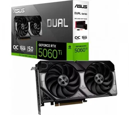 [DUAL-RTX5060TI-O8G] Placa de Video Asus NVIDIA GeForce DUAL RTX 5060 TI