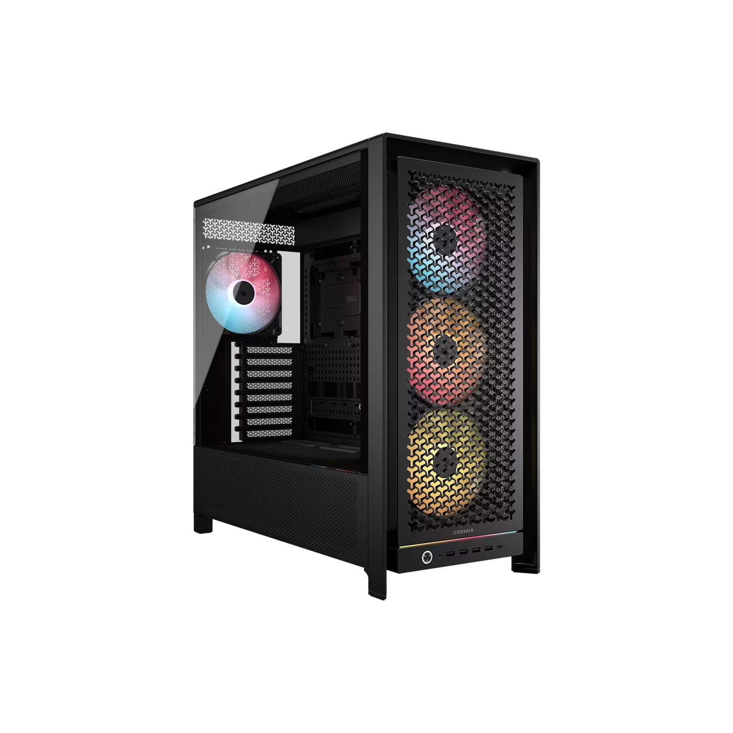 [CC-9011309-WW] Gabinete CORSAIR FRAME 5000D RS ARGB Mid Tower Aire Elevado negro