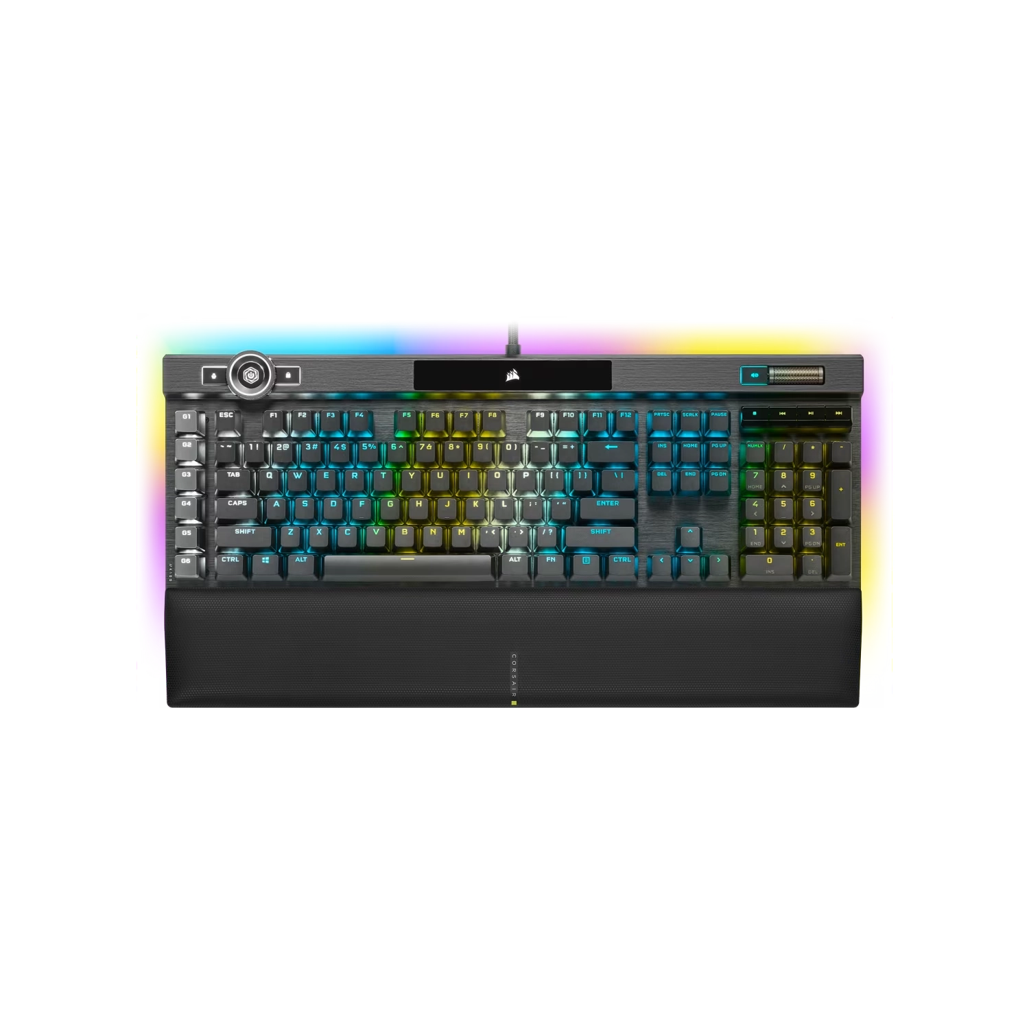 [CH-912A014-NA] Teclado gamer CORSAIR K100 RGB - CHERRY MX Speed Negro