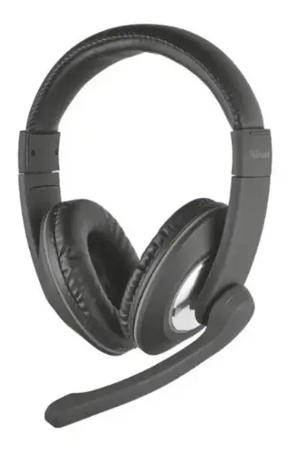 [21662]  Auricular Trust Reno 3.5mm negro con micrófono