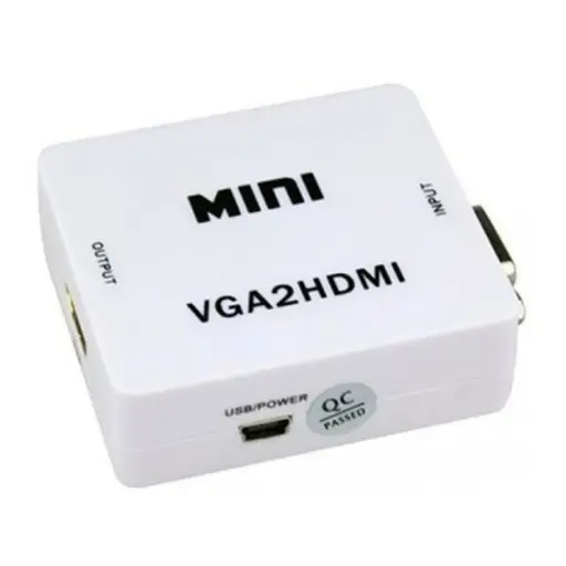 [09-031B]  Adaptador HDMI a VGA con alimentación miniUSB Int.co