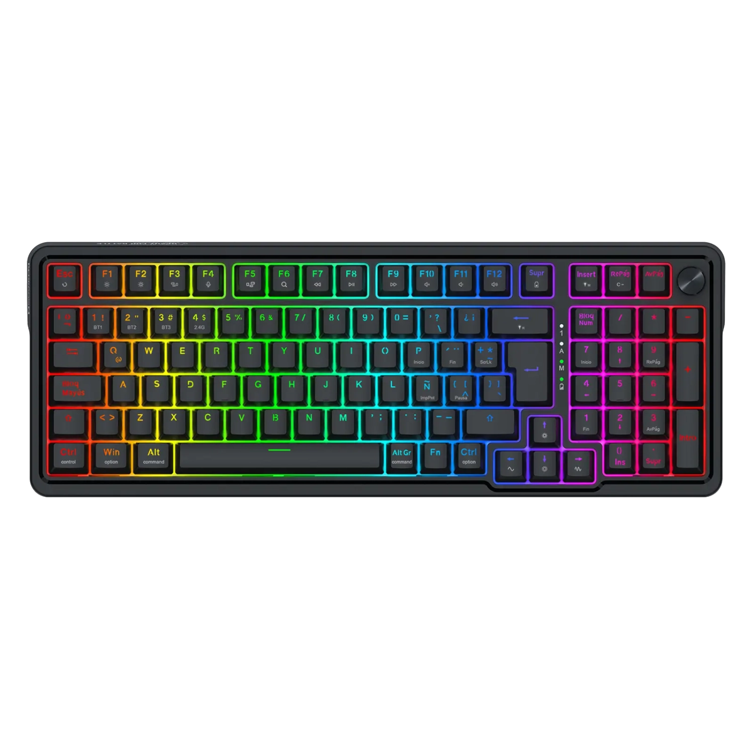 [K686RGB-PRO SP] Teclado Redragon Eisa Pro K686 Negro